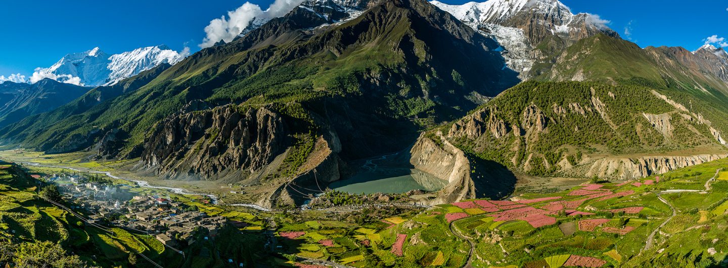trip route map for Tilicho Lake Trek 