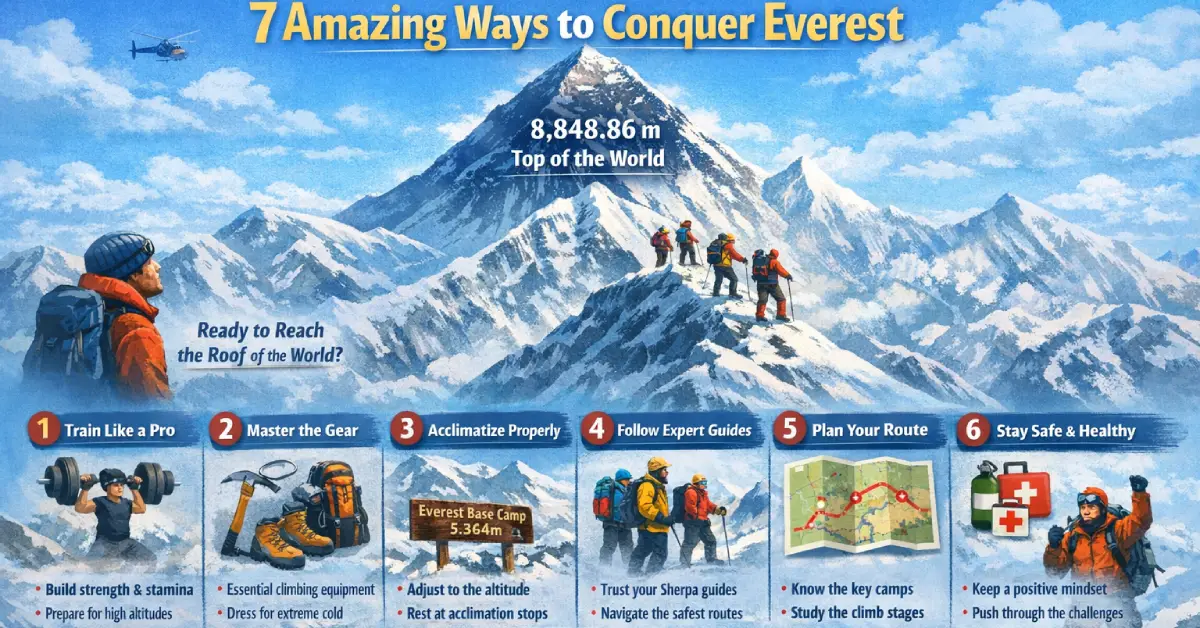 7 amazing ways to conquer Everest