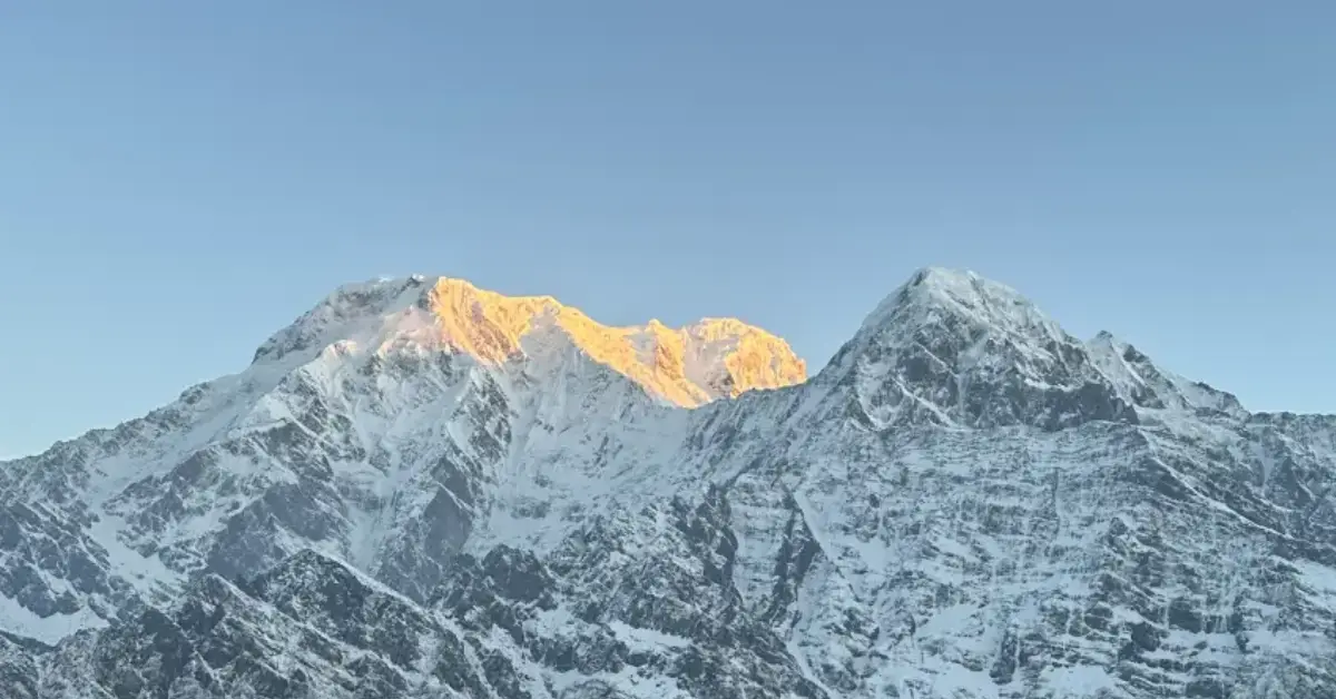 trekking to annapurna base camp in nepal