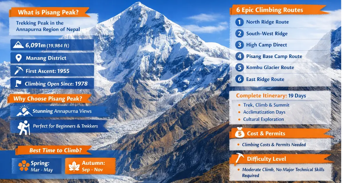 pisang peak climbing