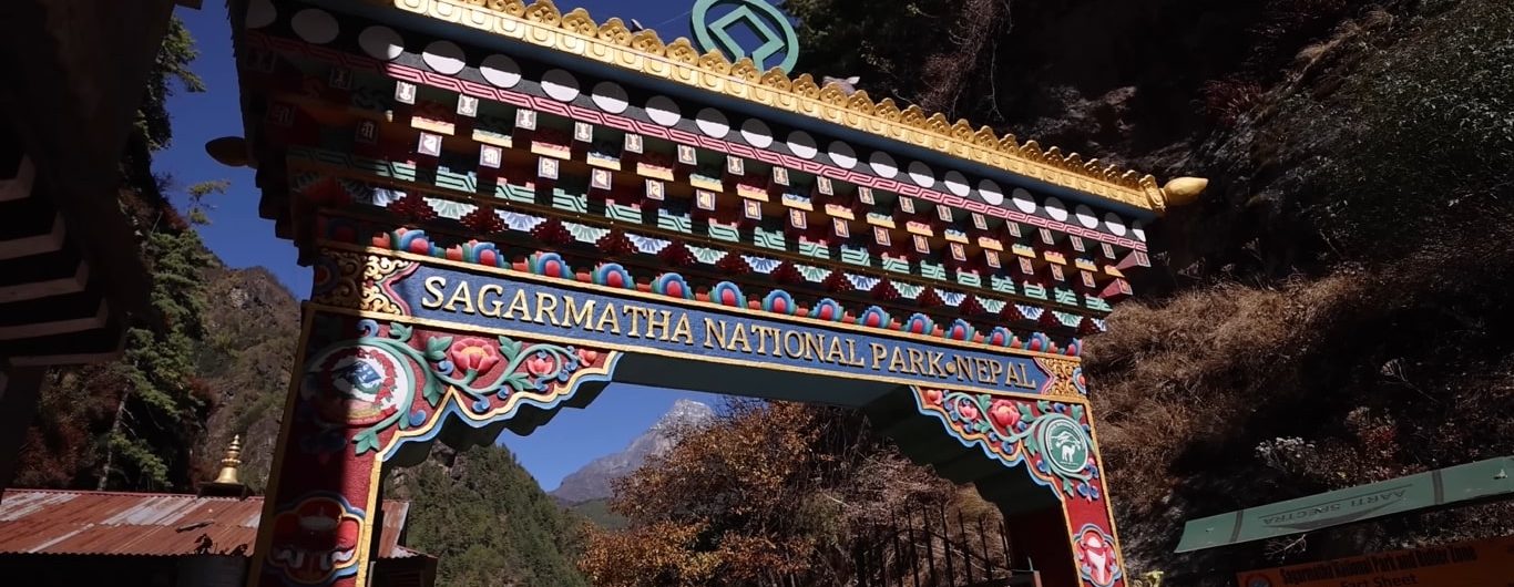 the Sagarmatha National Park
