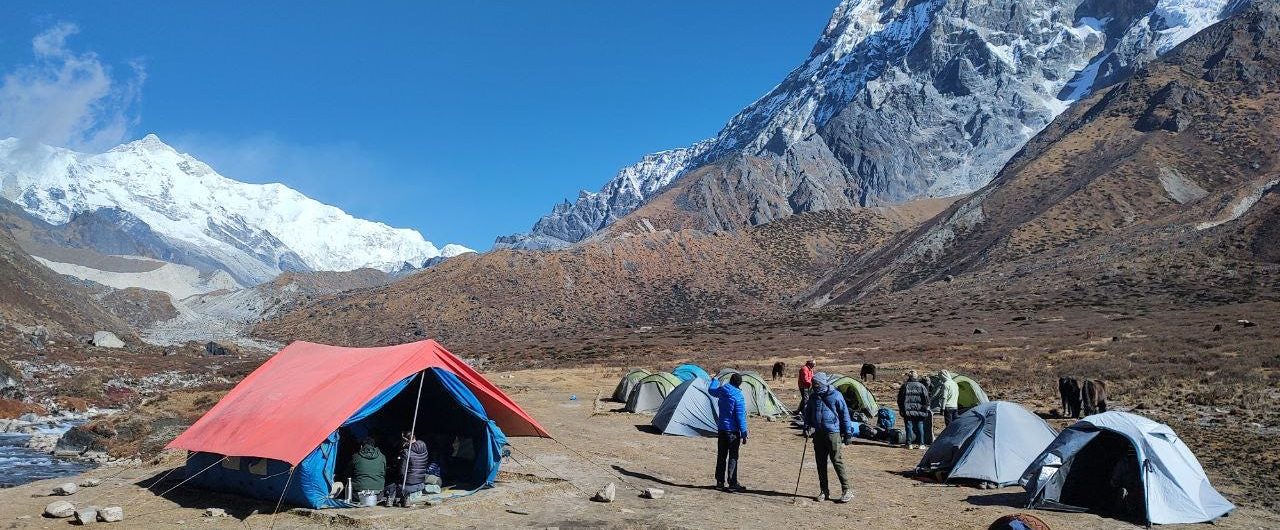 Camping at Goecha-la Trek