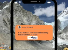 Distance From Everest Base Camp to Summit