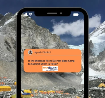 Distance From Everest Base Camp to Summit