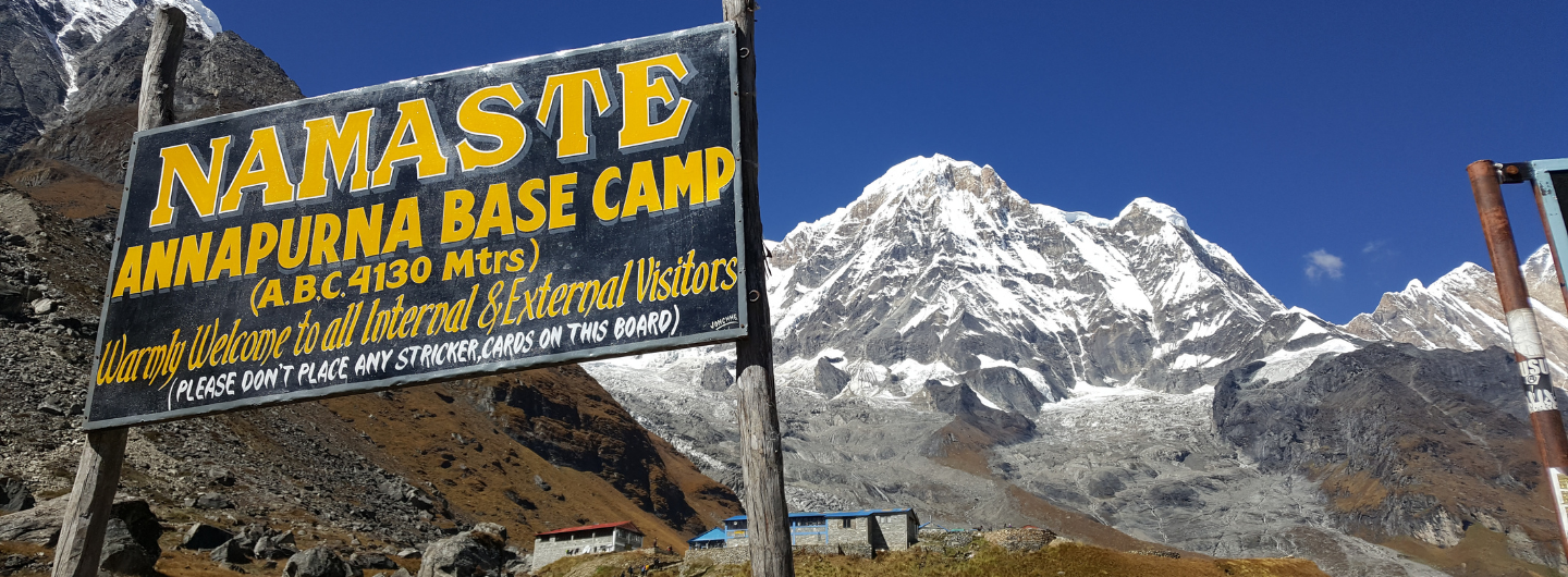 trekking in Himalayas, annapurna base camp trekking