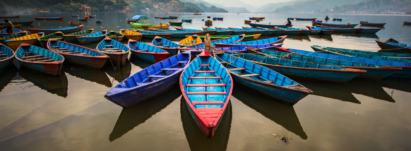 lakeside view in pokhara