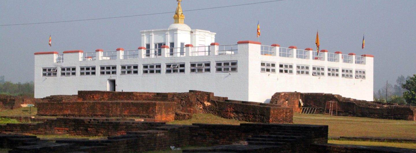 lumbini visit to gautam buddha palace