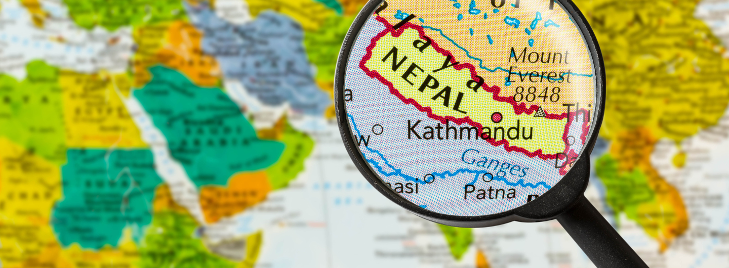 Where is Kathmandu on a Map