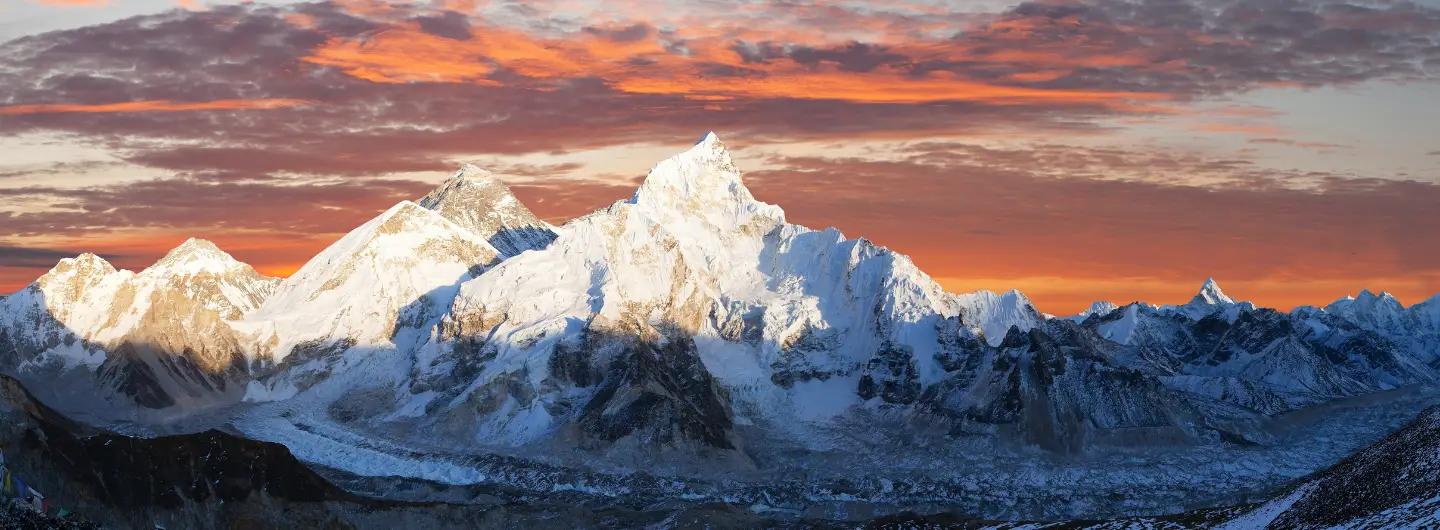 Evening View of Mount Everest Nepal