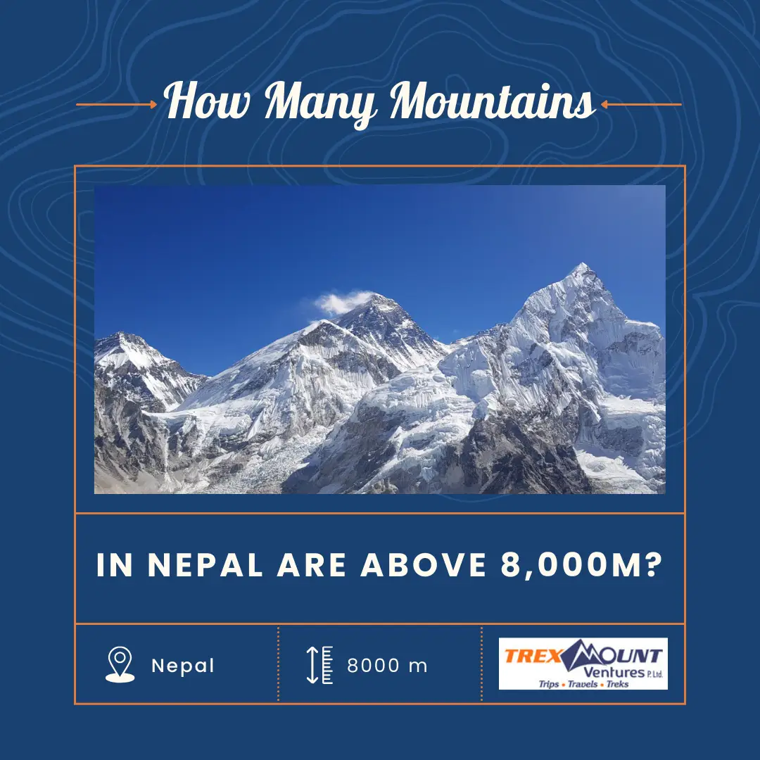 How Many Mountains in Nepal Are Above 8,000m?