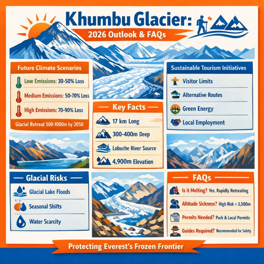 Khumbu Glacier in Sagarmatha National Park 2026