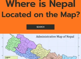 Where is Nepal located on the map?