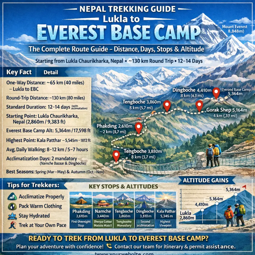 Lukla to Everest Base Camp | The Complete Trekking Guide 2026