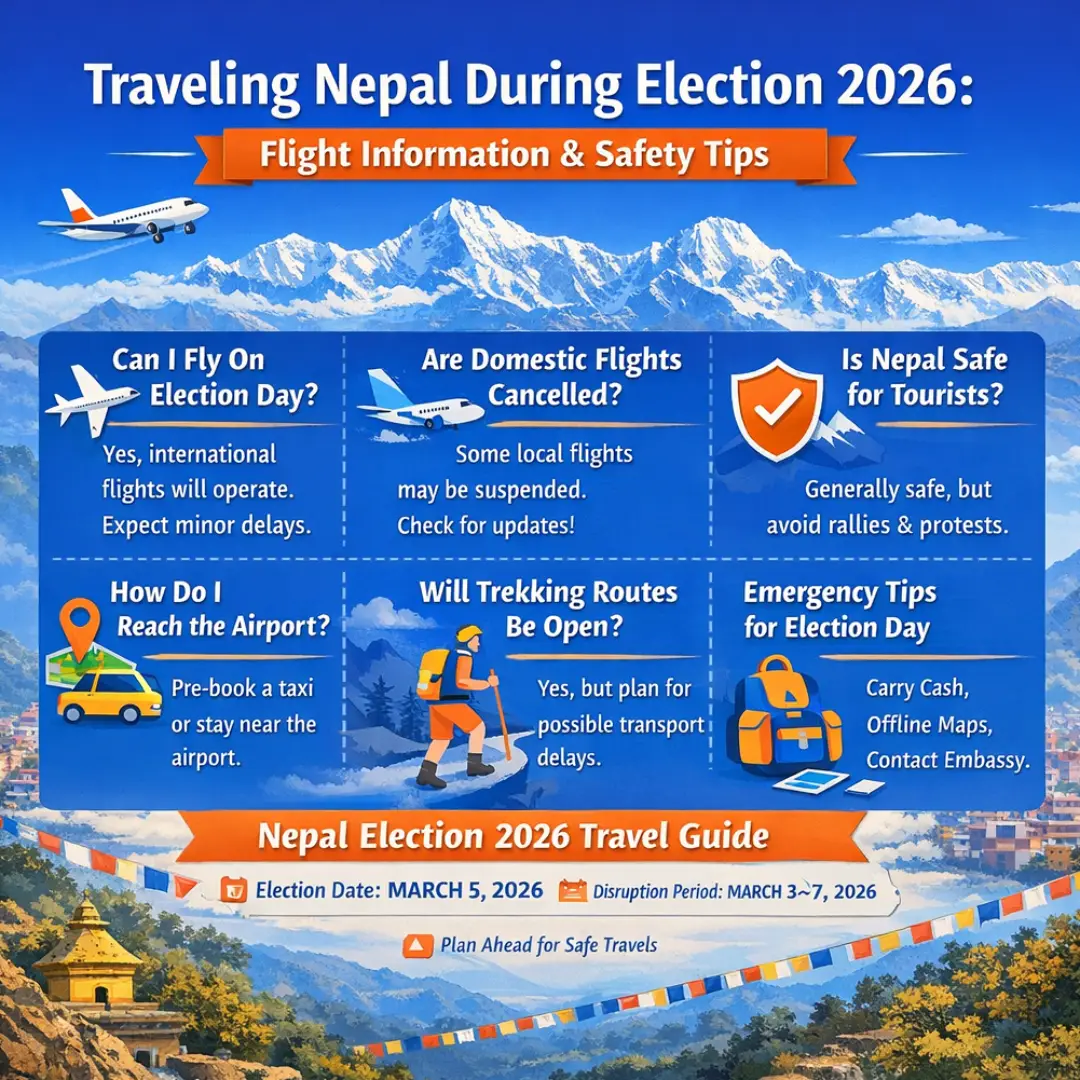 Travelling Nepal During Election 2026 | Flight Information and Safety