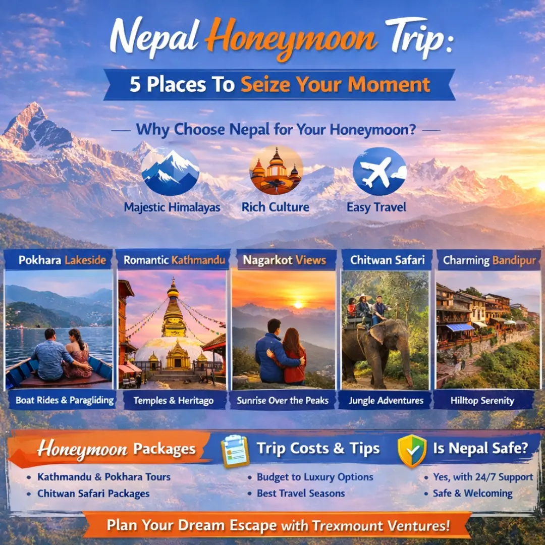Nepal Honeymoon Trip | 5 Places To Seize Your Moment