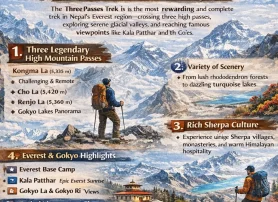 Three Passes Trek Nepal | The Ultimate Everest Region Adventure with Trexmount Ventures