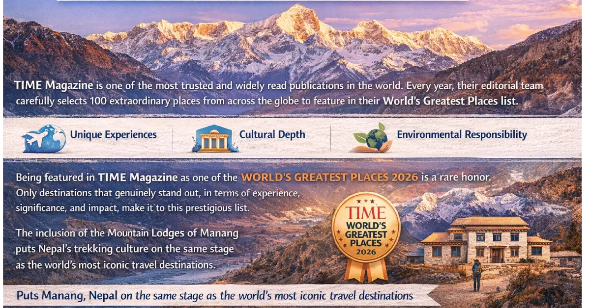 TIME Magazine as one of the World's Greatest Places 2026 