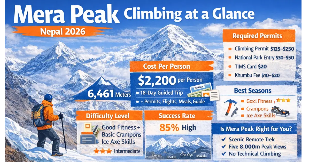 climbing mera peak