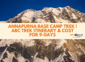 Annapurna Base Camp Trek | ABC Trek | 9-Days Itinerary & Cost