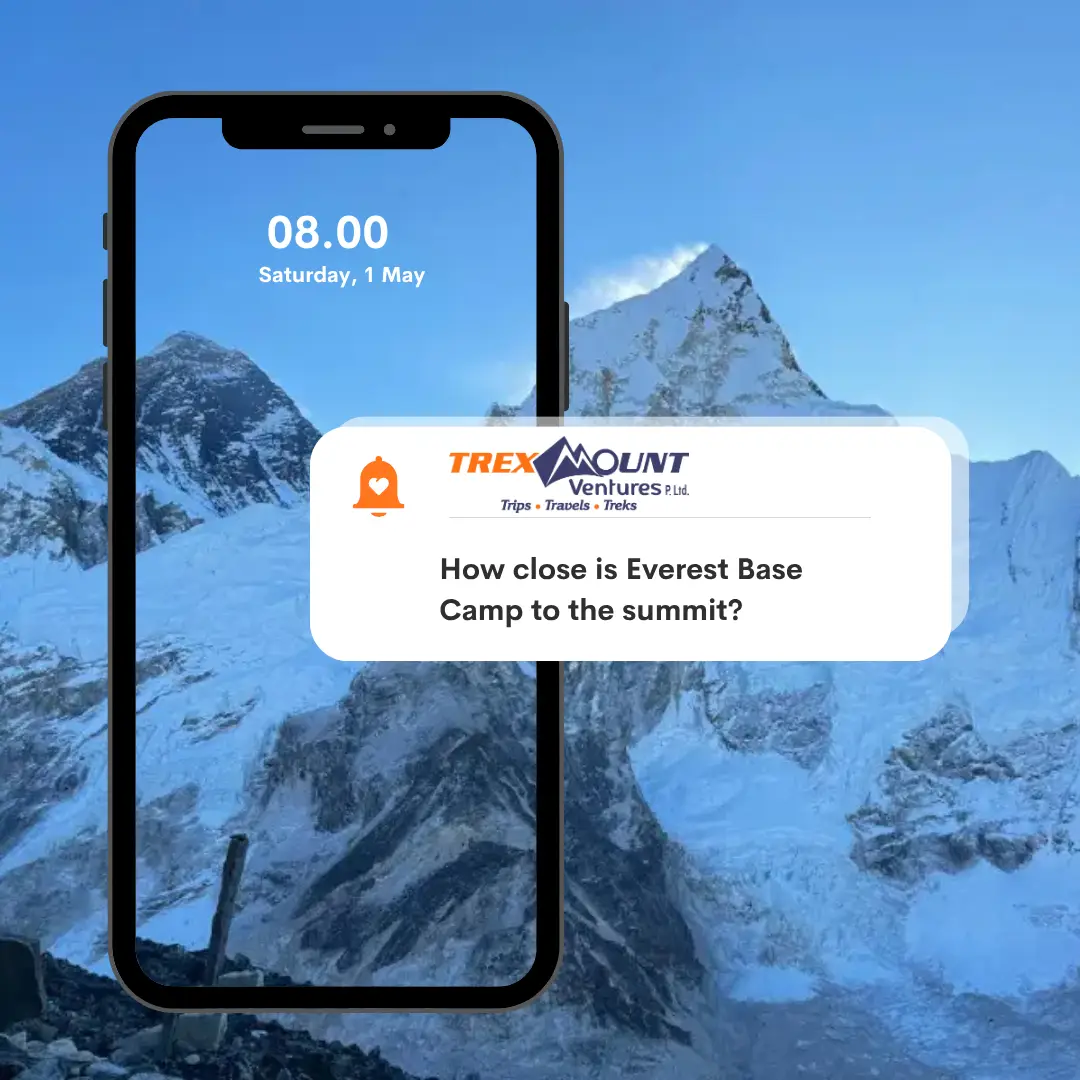 How close is Everest Base Camp to the summit?