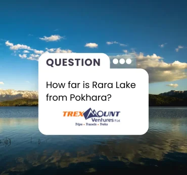 How far is Rara Lake from Pokhara?
