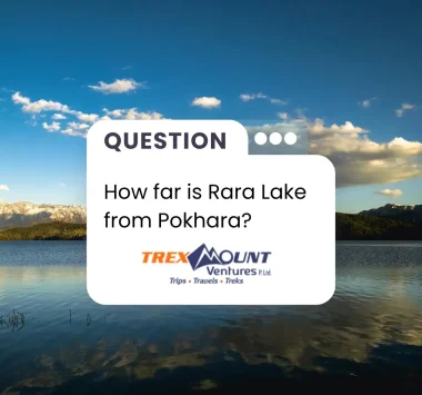 How far is Rara Lake from Pokhara?