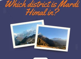 Which district is Mardi Himal in?