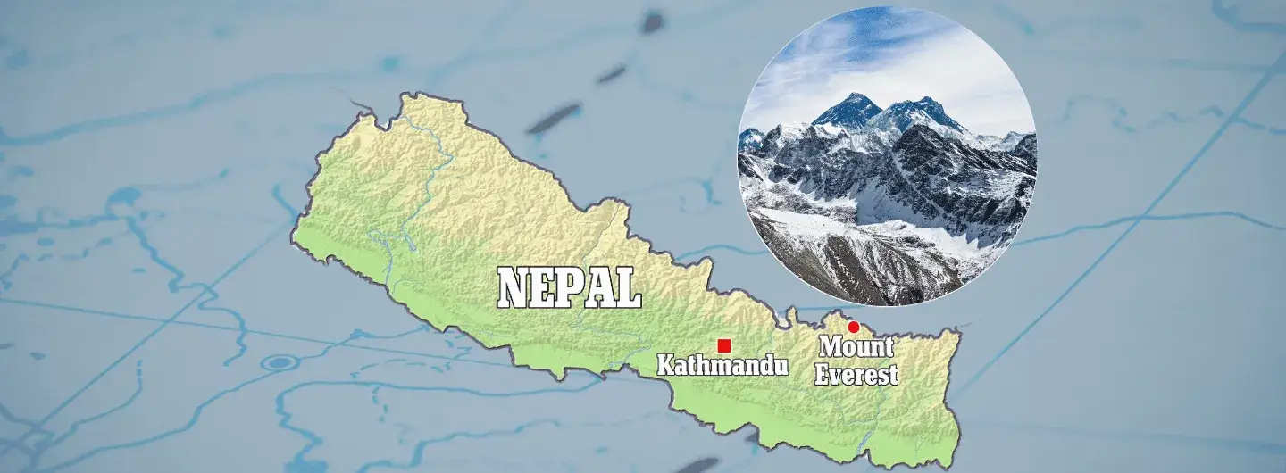 Map of Nepal